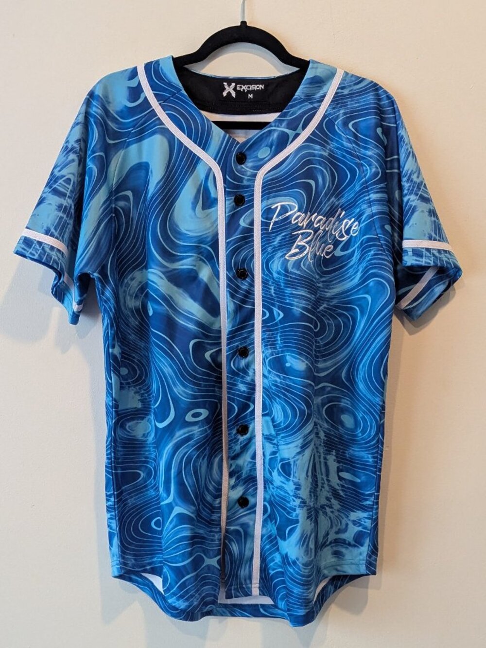 Excision Paradise Blue Baseball Jersey